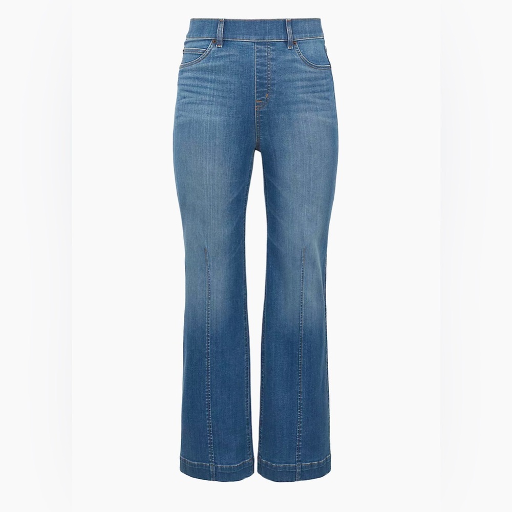EUC SPANX/ Seamed Front Wide Leg Jeans
Vintage Indigo / Regular / XS